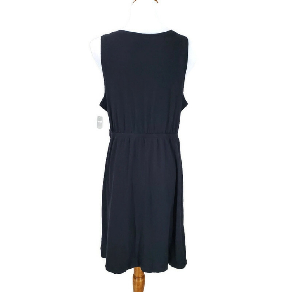 aerie Black Knot-Front Cutout Tank Dress - Picture 4 of 9